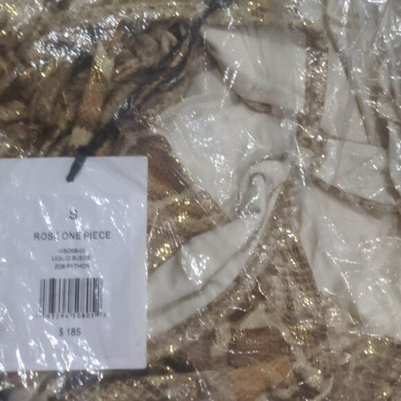 Onia | Rose One Piece in Python liquid suede - Picture 4 of 13